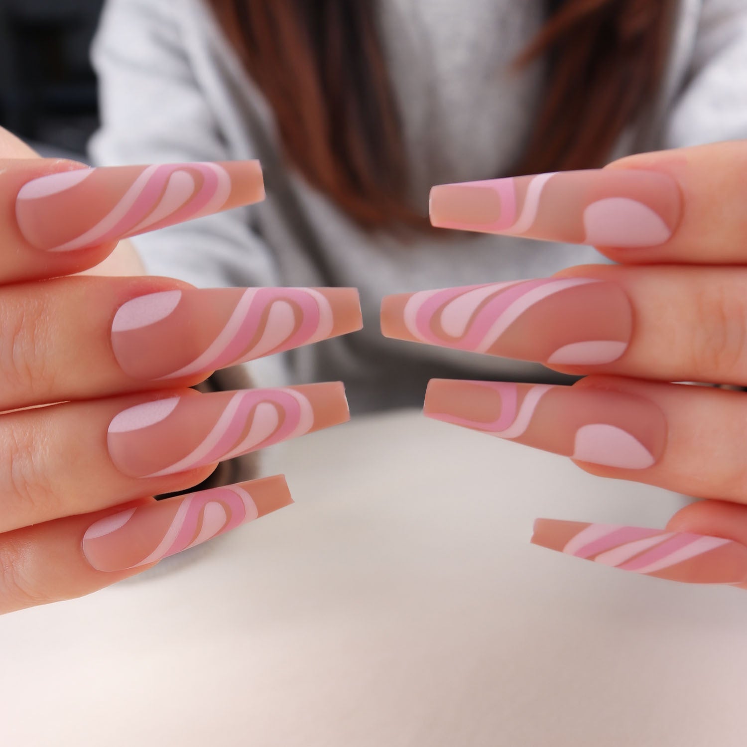 Wholesale Color Stripe Plastic Nail Stickers